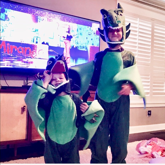 Pottery Barn Kids Costumes Pottery Barn Kids Green Dragon Costume